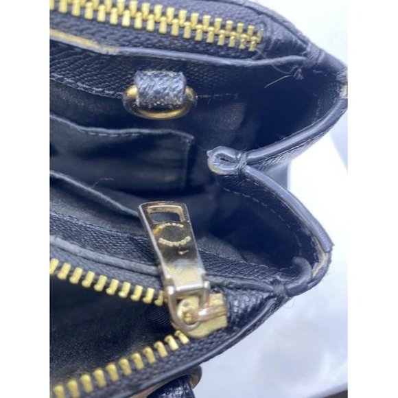 Coach Carryall Mini Brooke Light Goldblack Leather Cross Body Bag - Picture 6 of 11